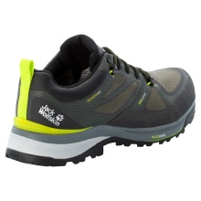 Jack Wolfskin Hiking Shoes Force Striker Texapore Low waterproof lime/dark green Men